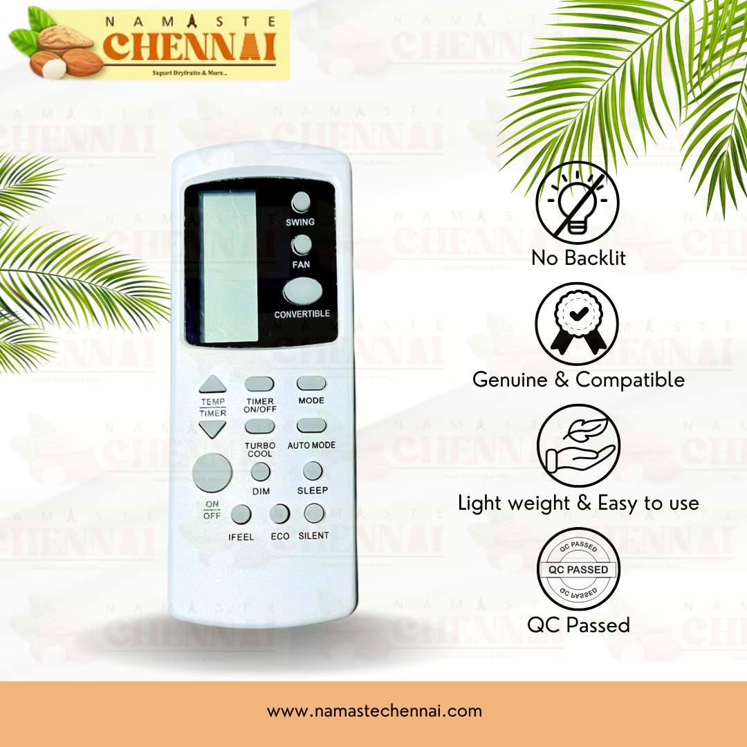 NC Compatible Remote for Frigidaire AC | Model 31F | No Backlit | Match exactly with old remote for Better Performance