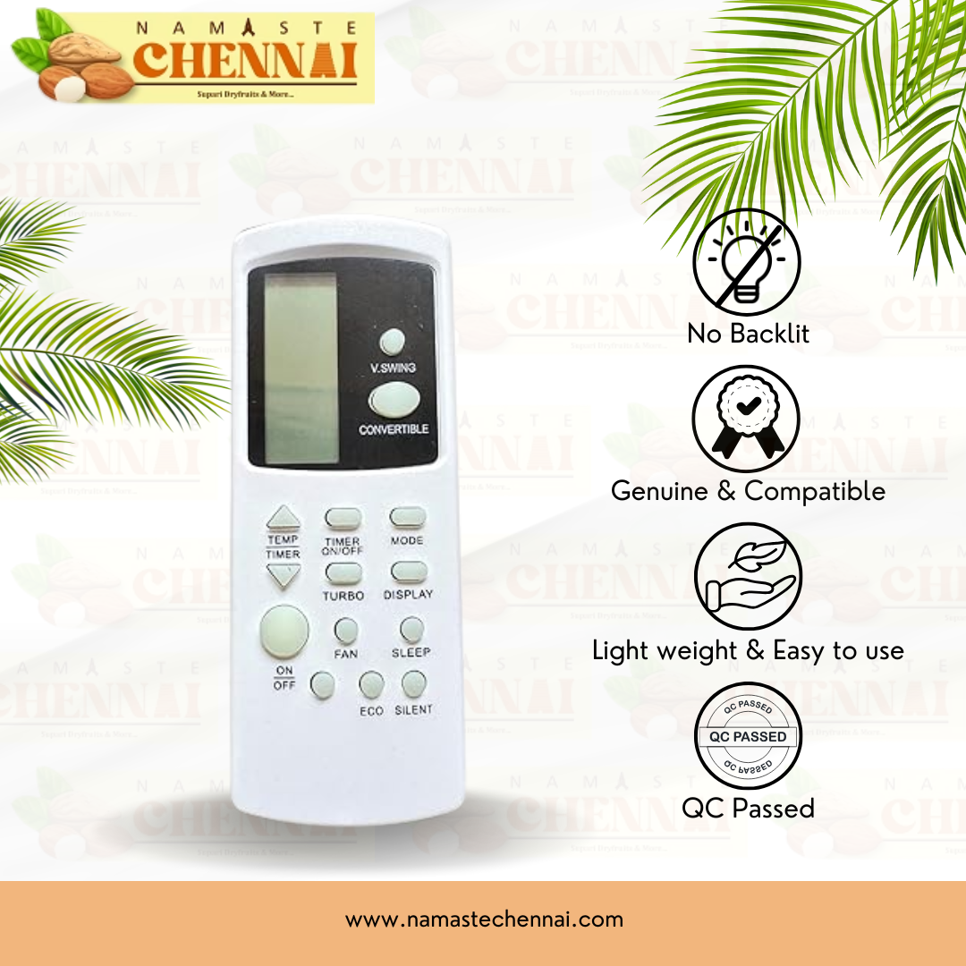 NC Compatible Remote for Hisense AC | Model 31G | No Backlit | Match exactly with old remote for Better Performance