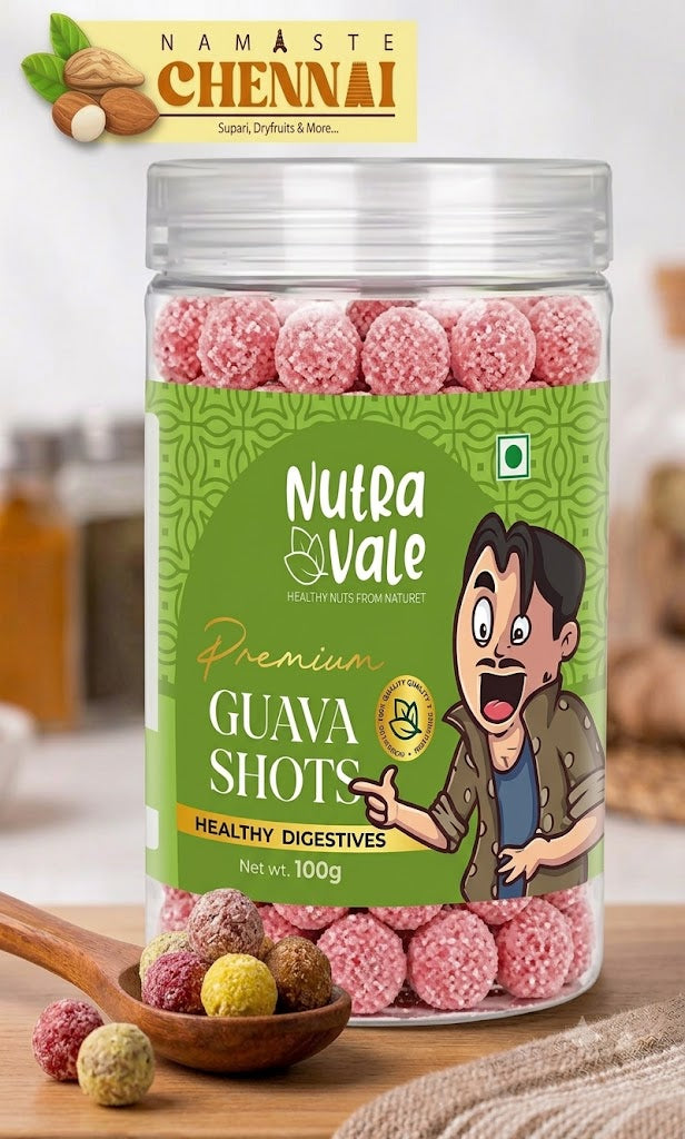 Nutra Vale - Guava Shots Digestives - 100g