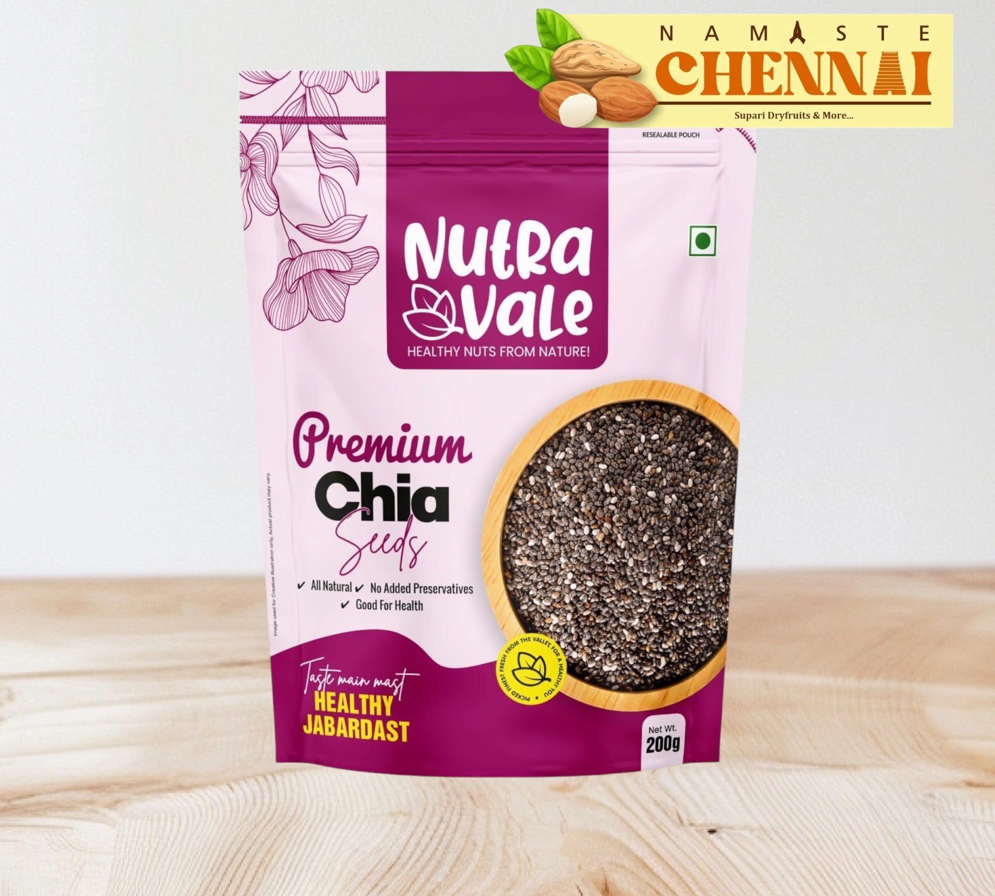 Nutra Vale - Premium Chia Seed - 200g
