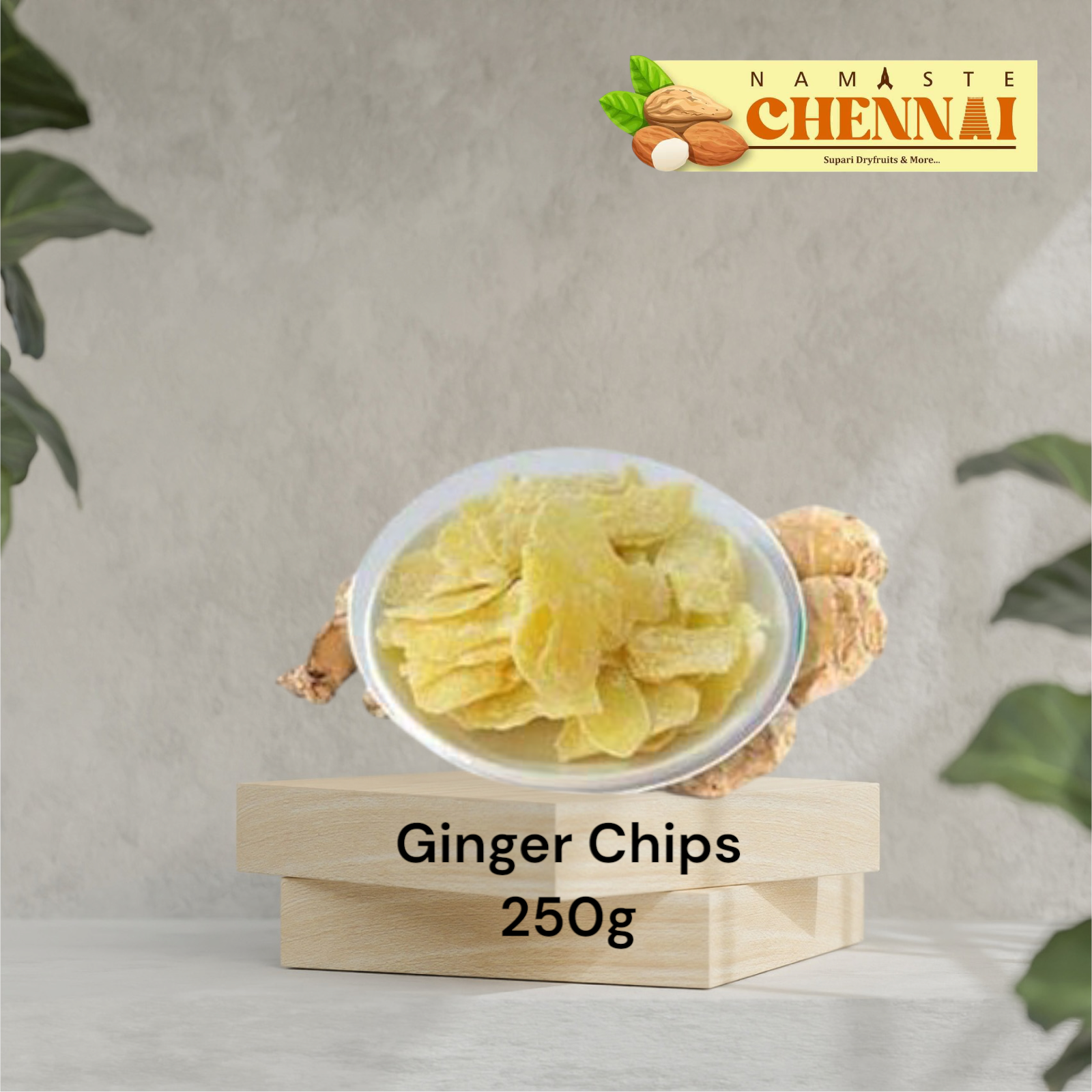 Ginger Chips - 250 Gms