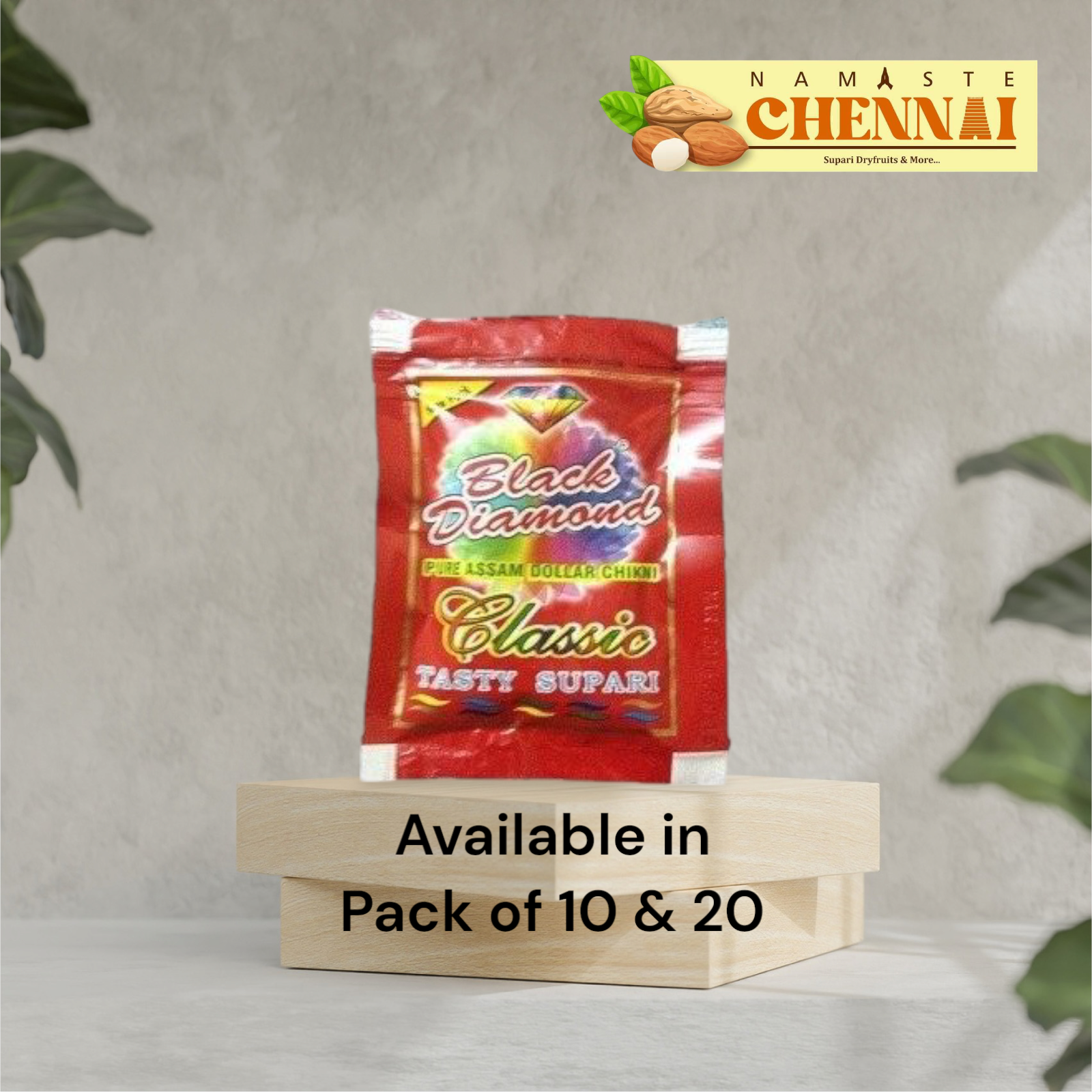 Black Diamond Classic Tasty Supari/Betel Nuts (Pack Of 10)