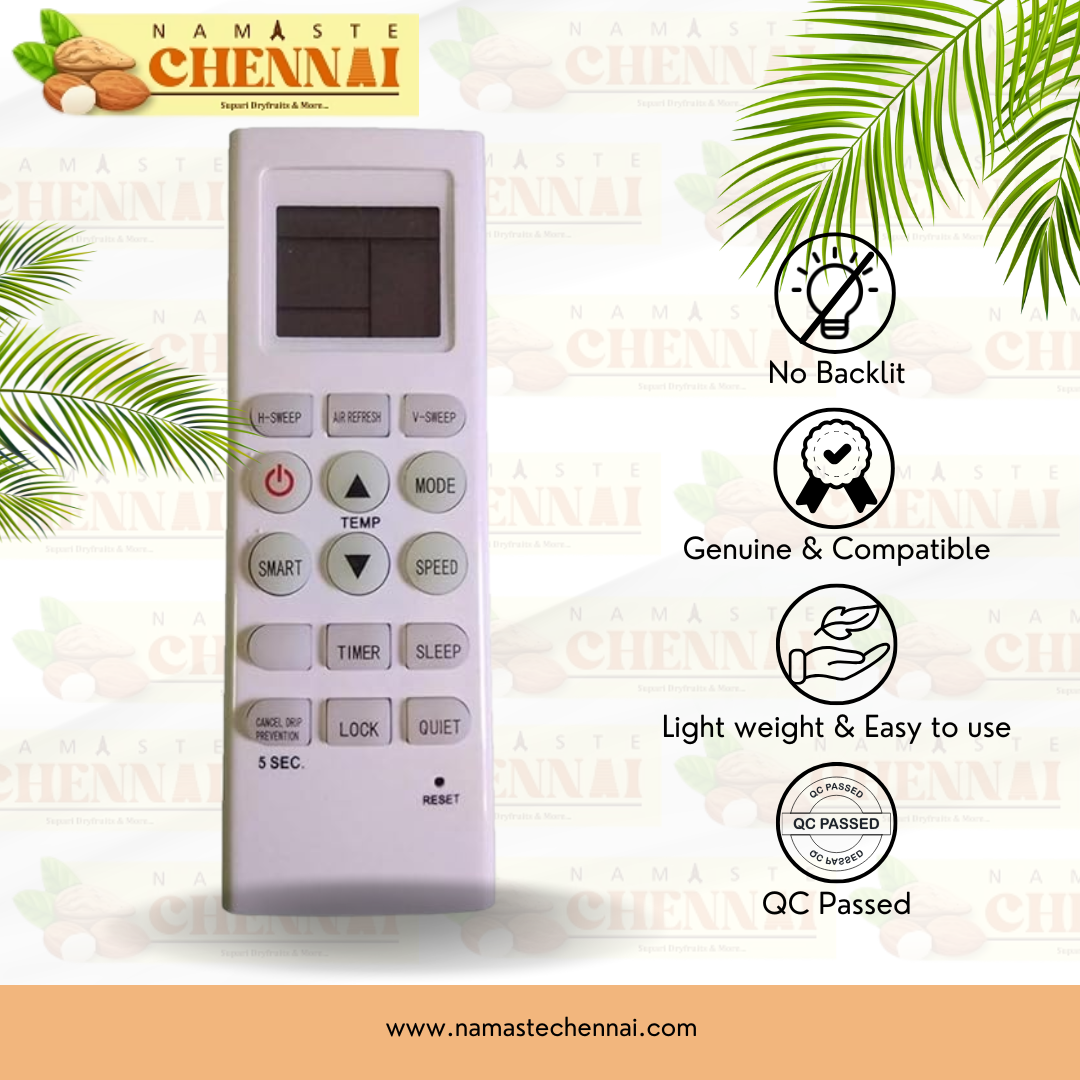 NC Compatible Remote for Voltas AC | Model 36E | No Backlit | Match exactly with old remote for Better Performance