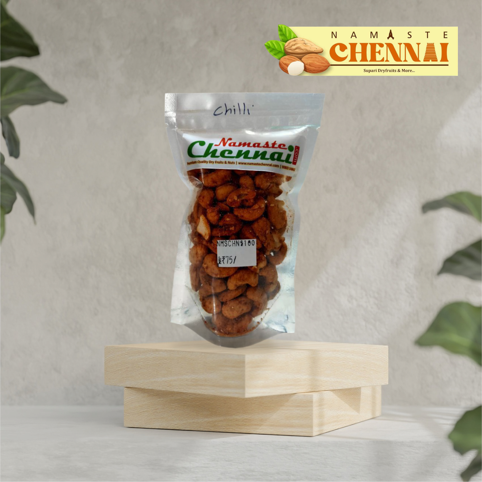 Cashew Nuts - Chilli - 250 gms